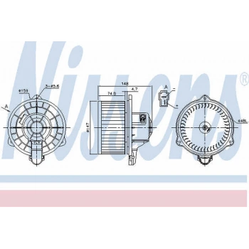 Ranger Bt 50 2006 2012 Kalorifer Motoru Ur83 61 B10 (Oem No:6M3418527Da)