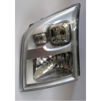 2007-2013 Ford Transit V347 Far Lambası Sol Elektrikli-Manuel Gri 7 Fişli (H4)(Ayfar) (Adet) (Oem No:1452504)