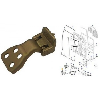 Ford Transit V184 V347 2001  Kapı Alt Menteşe Arka Sol 180 Derece (Oem No:Yc15V429A15Aj)