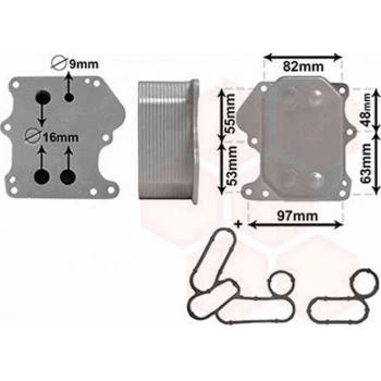 Transit V348 V362 V363Boxer 3  Jumper 3 2006  Yağ Soğutucusu Ö.Çeker   Metal Tıp Fıltrelı Bk2Q 6B624 Cd (Oem No:Bk2Q6B624Ce)