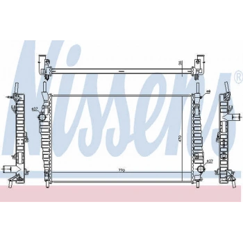 Transit V 347 V 348 2007 2014 Su Radyatörü Brazıng (Oem No:8C168005Ac)