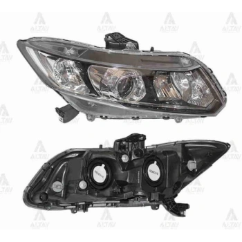 Far Civic 2012-2016 Sedan Elektrikli Siyah Sağ (1 Adet) (Oem No: 33100-Tr0-G01)