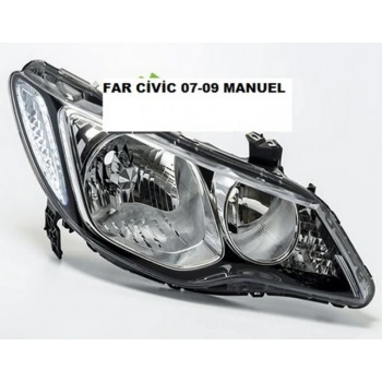 Far Civic 2007-2009 Dikkat Manuel Sağ  Oem No: Sl170608001 Rh