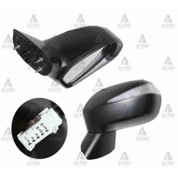 Ayna Dış Dikiz Civic 2006-2012 Elektrikli Isıtmalı Sinyalli Sol (1 Adet) (Oem No: 76250-Snb-G01)