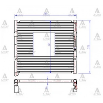 Radyatör Klima Civic  1992-1995 (1 Adet) (Oem No: 80110-Sr3-023)