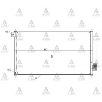 Radyatör Klima Civic 2012-2016 (1 Adet) (Oem No: 80110-Tr0-A01)