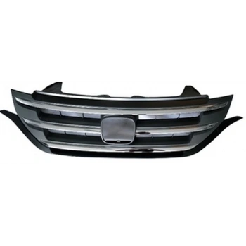 2013-2014 Honda Crv Ön Panjur Koyu Gri-Nikelaj Çıtalı (Alt Çıtası İle Birlikte) (Bfn) (Adet) (Oem No:71121T0Ga01Za)