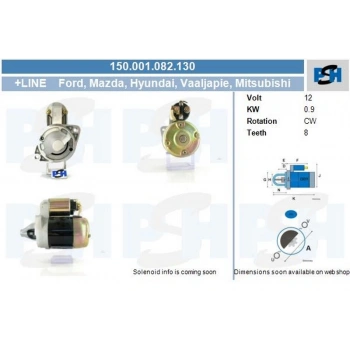 Hyundai Accent Iıı [Mc] | Verna [2005 11~2010 11] 97 00 Marş Motoru  (Oem No:3610022810)