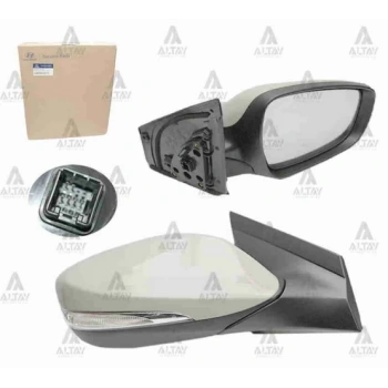 Ayna Dış Dikiz Accent 11= Blue Elektrikli Sinyalli Sağ (1 Adet) (Oem No: 87620-1R130)