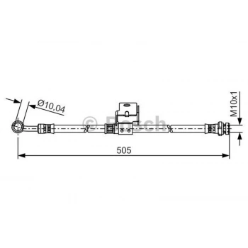 Fren Hortumu Accent Era Arka Sağ Dizel  Oem No: 58738-1G300