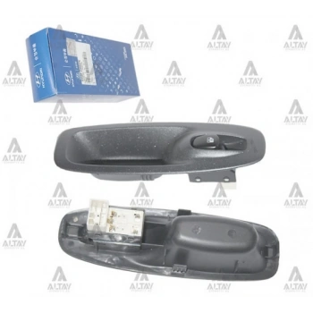 Düğme Cam Açma Accent 2003-2006 Siyah Sağ (1 Adet) (Oem No: 93580-25005Pk)