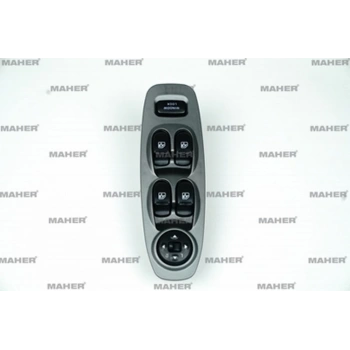 Cam Açma Anahtarı Ön Sol Accent 2000-2005 (Ayna Ayar Anahtarlı) (Adet) (Oem No:9357025020Yn)