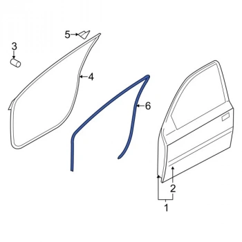 Kapı Kasa Fitili Accent 2011 Blue Ön Sol (1 Adet) (Oem No: 82110-1R0004X)