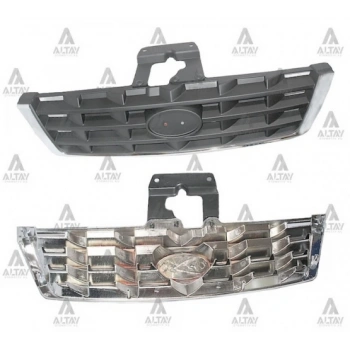 2003-2005 Hyundai Accent Admire Ön Panjur Siyah (Nikelaj Çerçeveli) (Braketli) (Fpı) (Adet) (Oem No:8636025620)