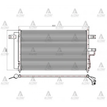 Radyatör Klima Accent 2003-2006 1.3  1.6 (1 Adet) (Oem No: 97606-25500)