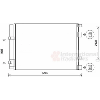 Accent Blue 2011  Klima Radyatörü Brazıng 512X376X16 (Oem No:976061R300)