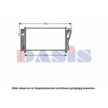 Accent Era 2006  Klima Radyatörü Kurutucu İle Brazıng 615X352X16 (Oem No:976061)