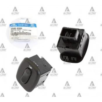 Düğme Cam Açma Atos  1998-2002 Sağ (1 Adet) (Oem No: 93580-02000)