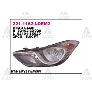 Far Elantra 2011-2013 Elektrikli Sağ (1 Adet) (Oem No: 92102-3X020)