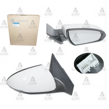 Ayna Dış Dikiz Elantra 2016-2018 Elektrikli Isıtmalı Sağ (1 Adet) (Oem No: 87620-F2030)