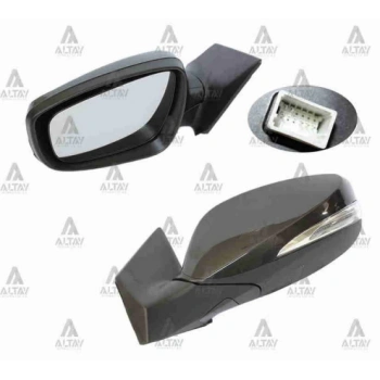 Dış Dikiz Aynası Elantra 2011-2016 Elektrikli Sinyalli Isıtmalı Sol (Oem No:87610-3X040) (Adet)