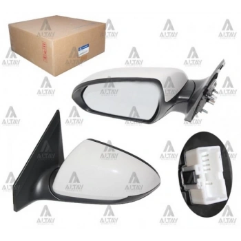 Ayna Dış Dikiz Elantra 2016-2018 Elektrikli Isıtmalı Sol (1 Adet) (Oem No: 87610-F2030)