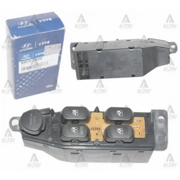 Düğme Cam Açma Elantra  1996-2000 Ön Sol (1 Adet) (Oem No: 93570-29050)