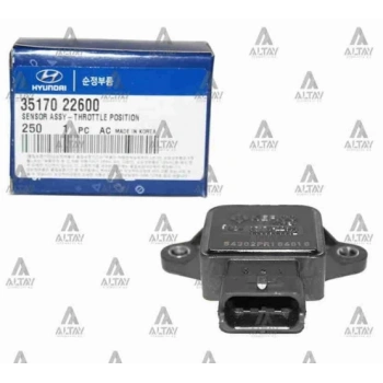 Sensör Gaz Kelebek Accent 2000-2006 Getz Elantra 2001 Sonrası  (Oem No:35170-22600) (Adet)