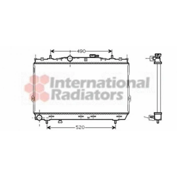 Elantra Coupe 2001  Su Radyatörü M T 377X648X16 (Oem No:253102D100)