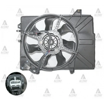 Fan Radyatör Getz 03= Klimalı At (1 Adet) (Oem No: 25380-1C360)