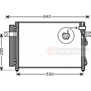 Getz 2002  Klima Radyatörü Brazıng 550X350X16 (Oem No:976061C300)