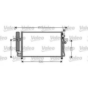 Getz 2002 2005 Klima Radyatörü Brazıng 535X345X16 (Oem No:976061C100)