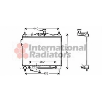 Getz 2002 2005 Su Radyatörü Brazıng A T 370X488X26 (Oem No:253101C150)