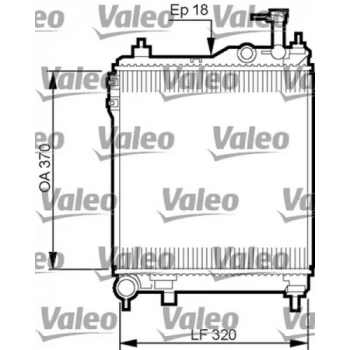 Getz 2002 2005 Su Radyatörü M T 370X320X14 (Oem No:253101C206)