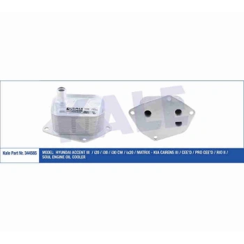 Yağ Soğutucusu Accent 2006-2009 Era  Getz 2006-2011  Matrix  İ30 2007-2012 Dizel (1 Adet) (Oem No: 26410-2A150)