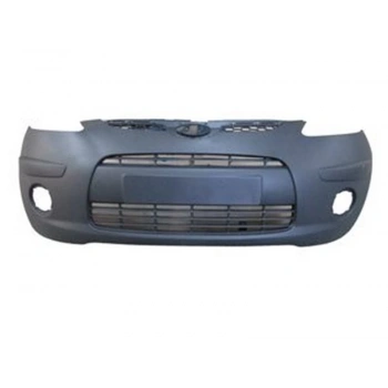 2008-2011 Hyundai I10 Ön Tampon Siyah (Sis Delikli-Kendinden Bantlı-Çeki Demiri Kapaklı My) (Adet) (Oem No:865120X000)