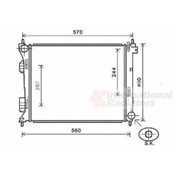 Accent Blue İ20 1,1 Dızel Rio 2011  Su Radyatörü Doowon   M T 480X385X26 (Oem No:253101R300)