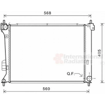 İ20 2008 2012 Su Radyatörü M T 480X380X27 (Oem No:253101J200)