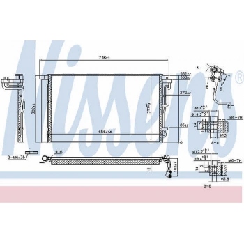 Elantra İ30 2016  Klima Radyatörü Kurutucu İle Brazıng 624X388,6X12 (Oem No:97606F2000)