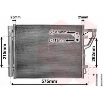 İ30 Elantra Ceed 2006  Klima Radyatörü Kurutucu İle Brazıng 472X391X16 (Oem No:976062H600)