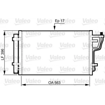 İ30 2008 2012 Klima Radyatörü Kurutucu İle Brazıng 568X391X16 (Oem No:976062H000)