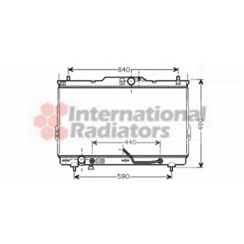 Santafe 2003  Su Radyatörü Brazıng A T 390X718X26 (Oem No:2531026480)