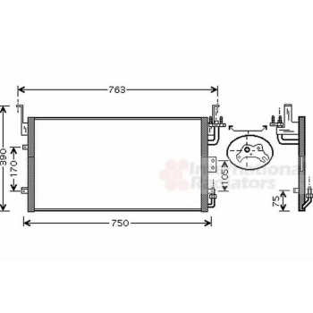Sonata Magentıs 2001 2002 Klima Radyatörü Kurutucusuz Brazıng 681X335X18 (Oem No:9760638002)