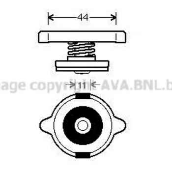 Radyatör Kapağı Starex -Era- H100 Kamyonet Mobıs Oem No: 25330-17000