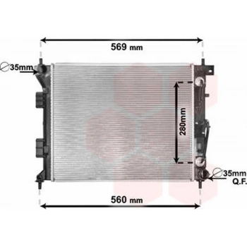 İ30 Ceed 2012  Su Radyatörü A T 480X396X26 (Oem No:25310A5850)