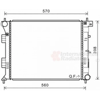 İ30 Ceed 2012  Su Radyatörü M T 480X396X26 (Oem No:25310A5800)