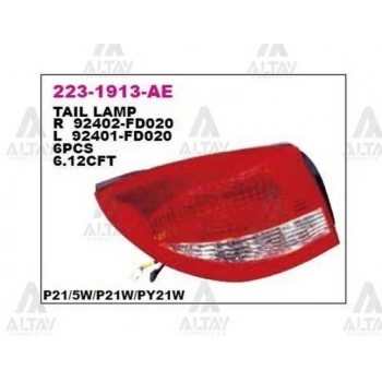 Stop Lambası Rio 2004-2005 Sedan Duylu Sol (1 Adet) (Oem No: 92401-Fd020)