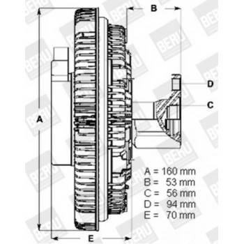 Vario 812,814 96+& Fan Termiği  (Oem No:A9042001122)