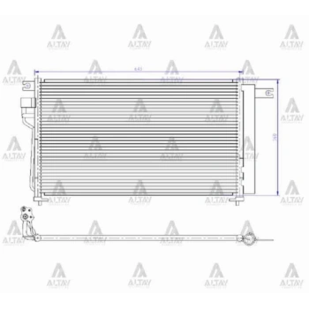 Radyatör Klima Rio 2006-2011 Benzinli (1 Adet) (Oem No: 97606-1G000)