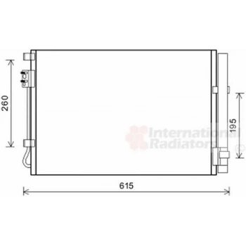 Accent Blue Rio 2011  Klima Radyatörü Kurutucu İle Brazıng 512X377,4X16 (Oem No:976061R000)